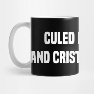 Culed by coffe and cristmas lights Mug